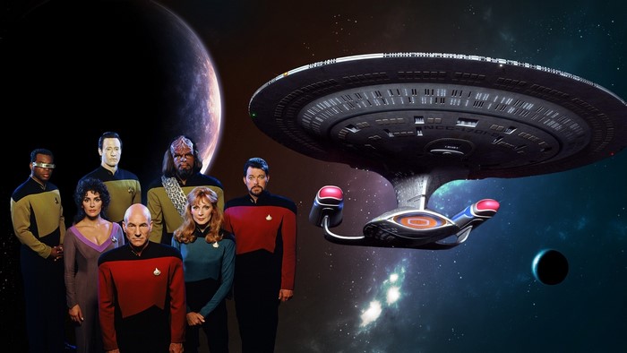 Star Trek: The Next Generation Cast and Enterprise-D
