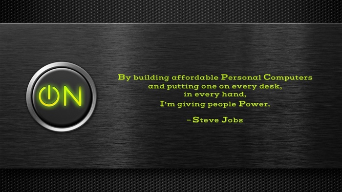 Steve Jobs quote about Personal Computers