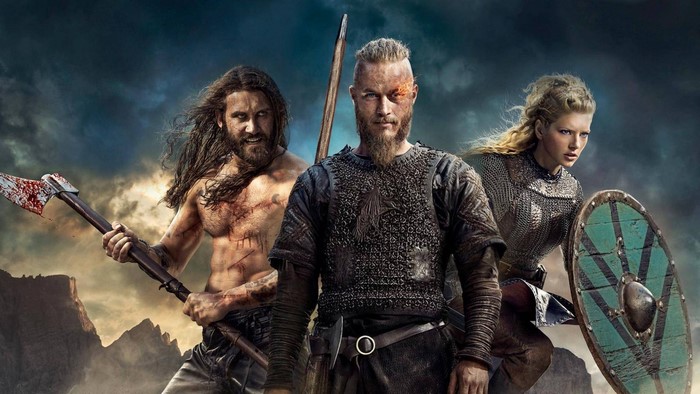 Ragnar Lothbrok and Vikings from Vikings