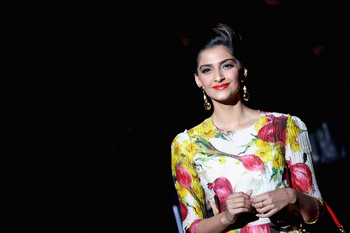 Sonam Kapoor in a floral dress