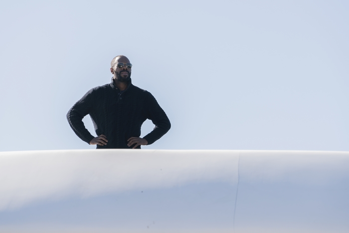 Colman Domingo standing with hands on hips