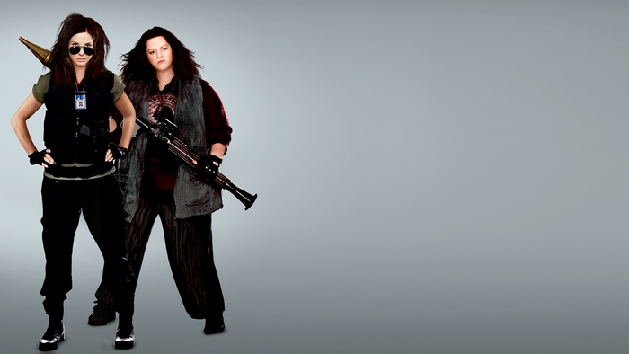 Melissa McCarthy and Sandra Bullock from The Heat