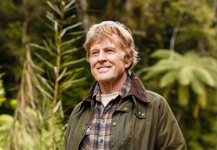 Robert Redford in a forest