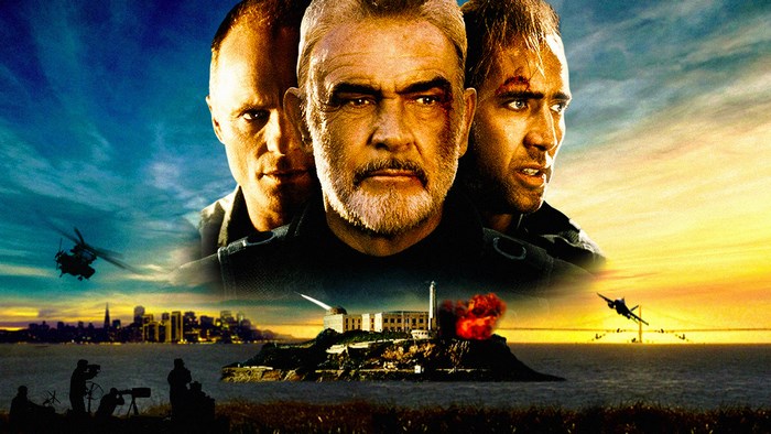 The Rock Sean Connery Nicolas Cage Ed Harris