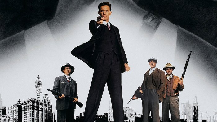 The Untouchables movie poster with Sean Connery
