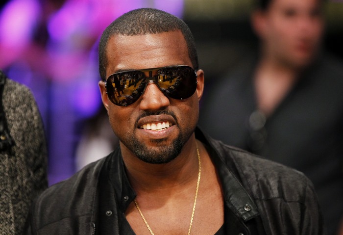 Kanye West wearing sunglasses