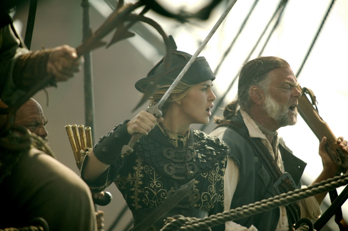 Pirates fighting on a ship