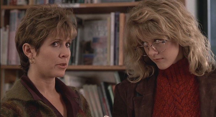 Carrie Fisher and Meg Ryan in When Harry Met Sally...