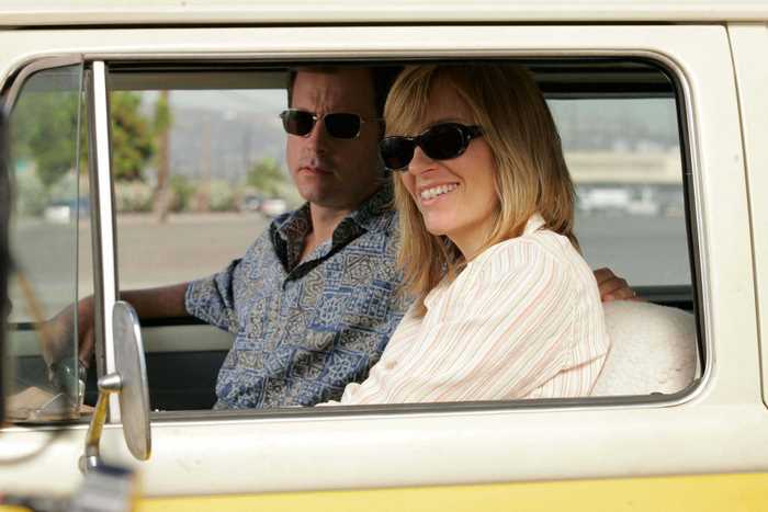 Toni Collette in a car