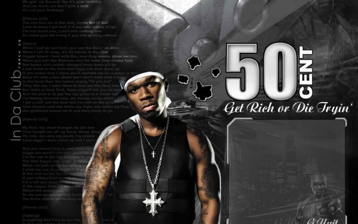 50 Cent Get Rich or Die Tryin Album Cover