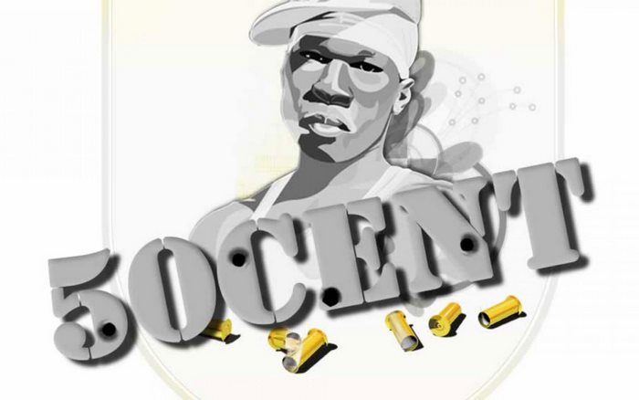 50 Cent with Bullet Casings