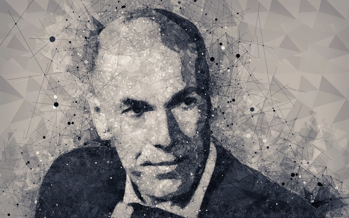 Zinedine Zidane abstract portrait