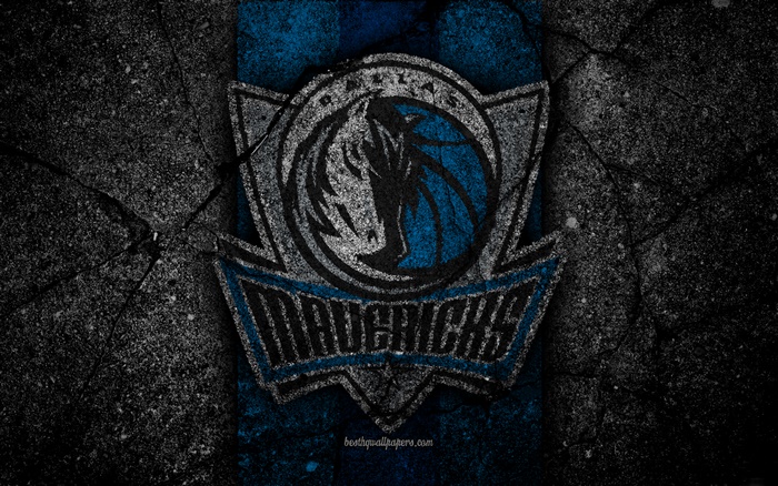 Dallas Mavericks Logo on Textured Background
