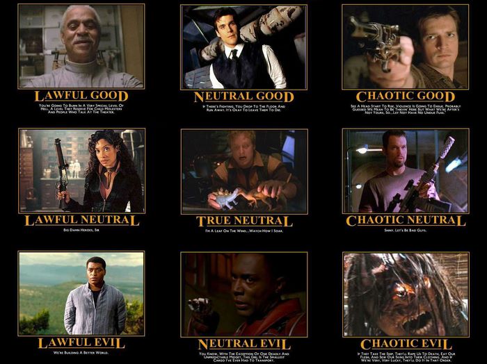 Firefly Alignment Chart Demotivational Poster
