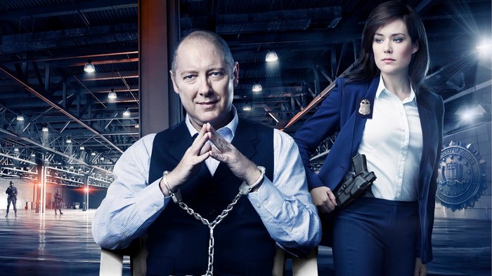 James Spader and Megan Boone from The Blacklist