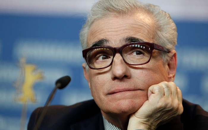 Martin Scorsese at a press conference