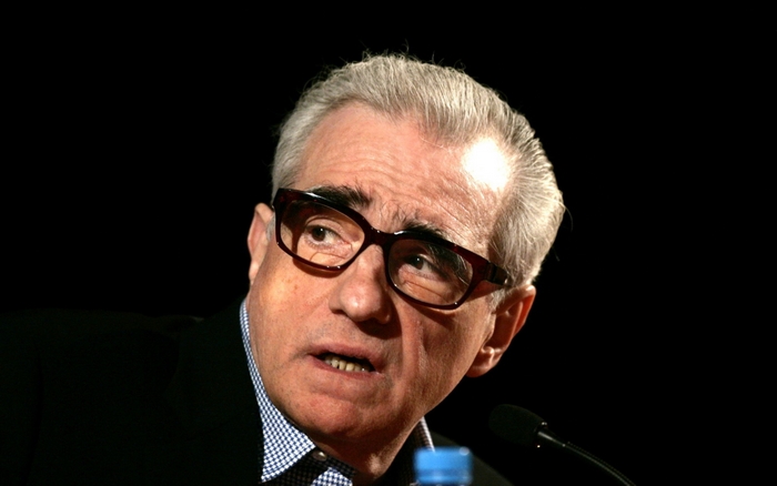 Martin Scorsese wearing glasses