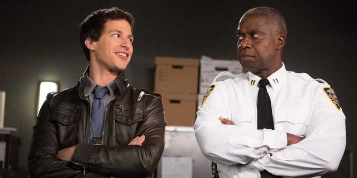 Jake Peralta and Captain Holt from Brooklyn Nine-Nine