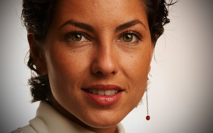 Bárbara Mori close-up portrait