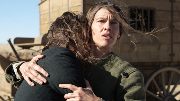 Hilary Swank in The Homesman