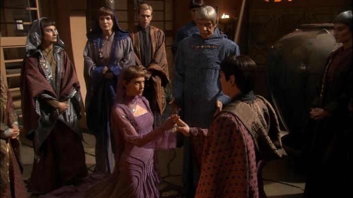 Vulcans in traditional robes