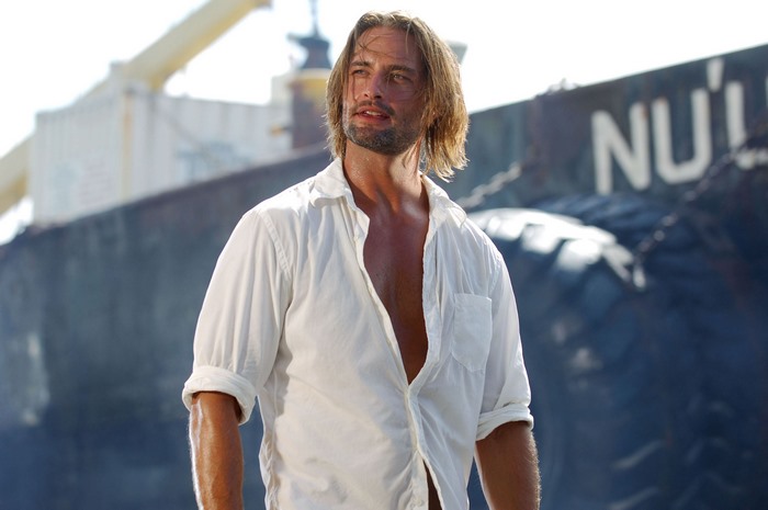 Josh Holloway on a Ship