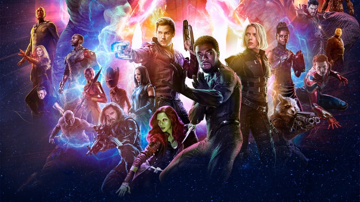 Avengers and Guardians of the Galaxy from Marvel