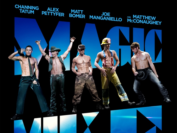 Magic Mike movie poster with Channing Tatum and Matt Bomer