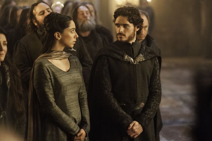 Talisa Stark and Robb Stark from Game of Thrones