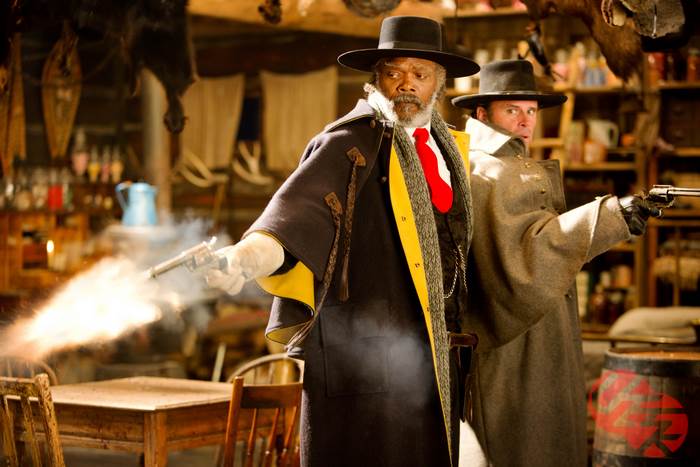 Samuel L. Jackson and Walton Goggins in Django Unchained