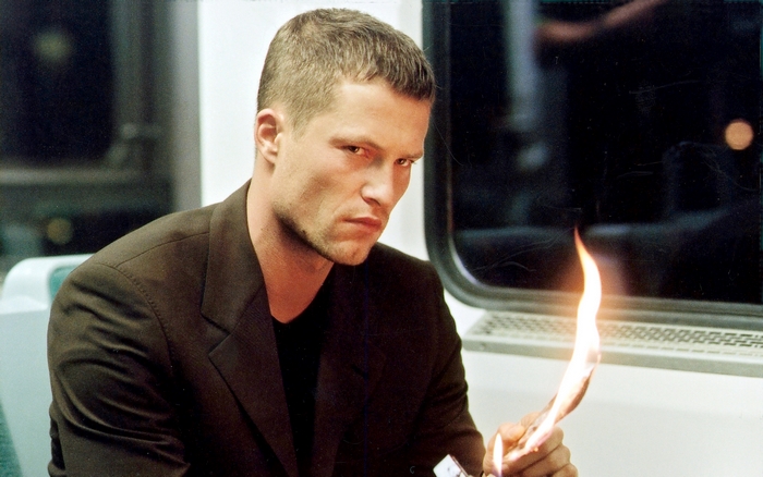 Til Schweiger on a Train