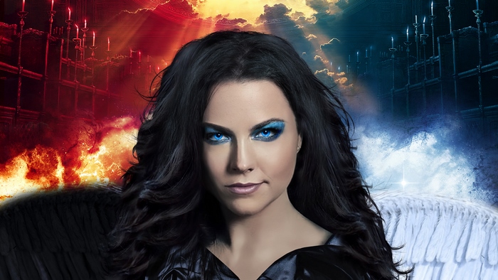 Amy Lee with Angel and Demon Wings
