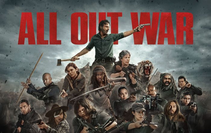The Walking Dead All Out War poster