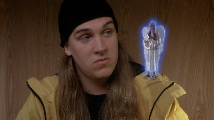 Jason Mewes with a holographic angel