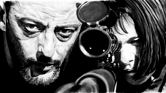 Léon: The Professional - Jean Reno and Natalie Portman