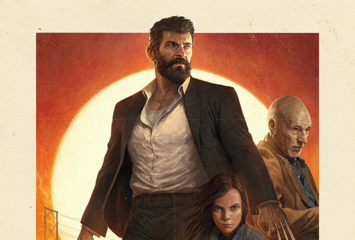Logan and Professor X with Laura Kinney