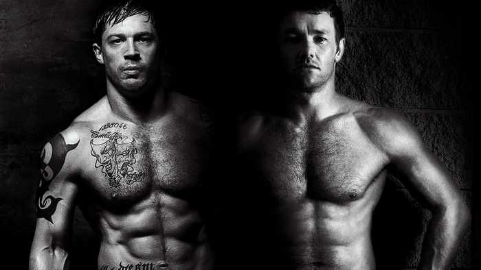 Tom Hardy and Joel Edgerton shirtless