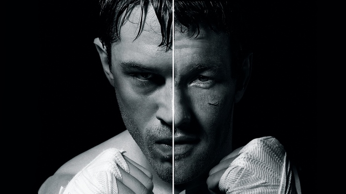 Joel Edgerton split face portrait