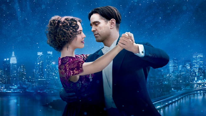 Colin Farrell and Jessica Brown Findlay dancing in New York