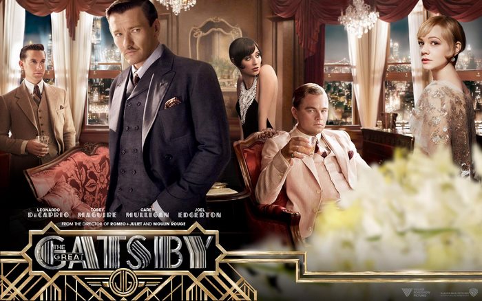 The Great Gatsby movie poster with cast