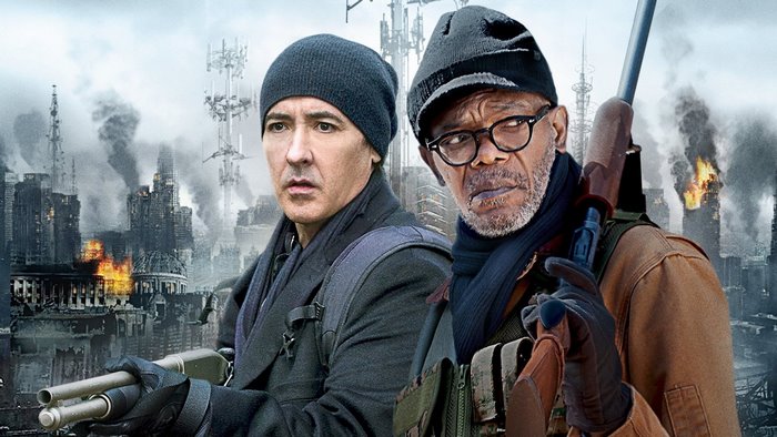 John Cusack and Samuel L. Jackson in The Raven