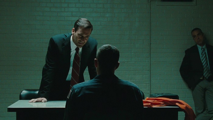 Jon Hamm in interrogation room