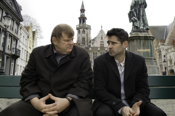 Brendan Gleeson and Colin Farrell in Bruges