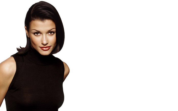 Bridget Moynahan in a black turtleneck