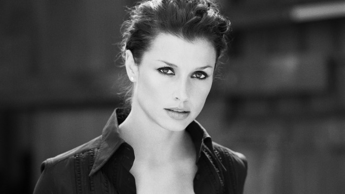 Bridget Moynahan Black and White Portrait
