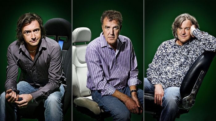 Jeremy Clarkson, Richard Hammond, and James May