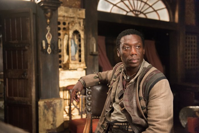 Hakeem Kae-Kazim in costume