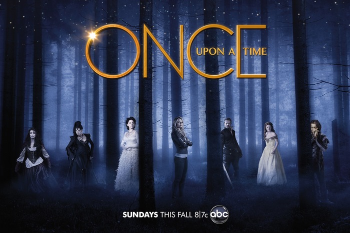 Once Upon a Time characters in a forest