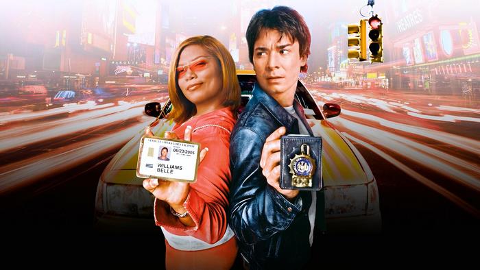 Jimmy Fallon and Queen Latifah in Taxi