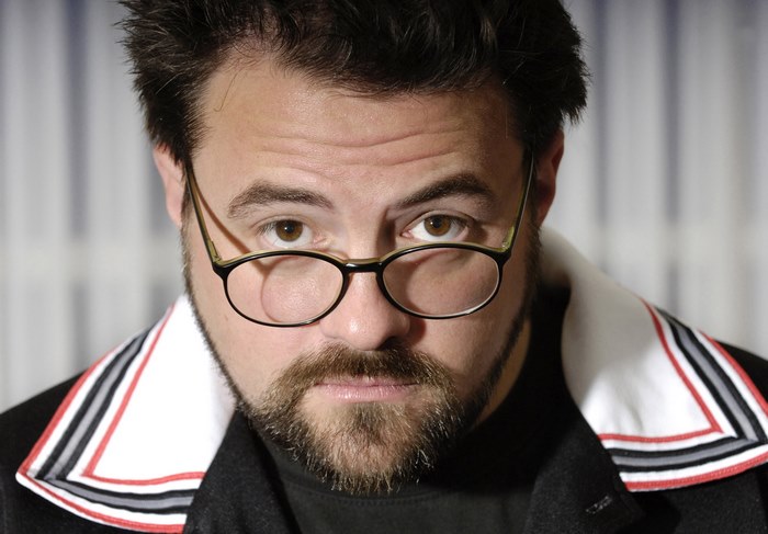 Kevin Smith wearing glasses
